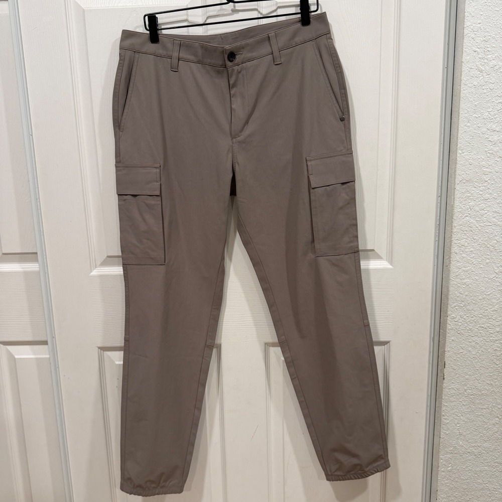 Vuori Mens Ripstop Cargo Pants Dark Khaki Brown V451 Size 32